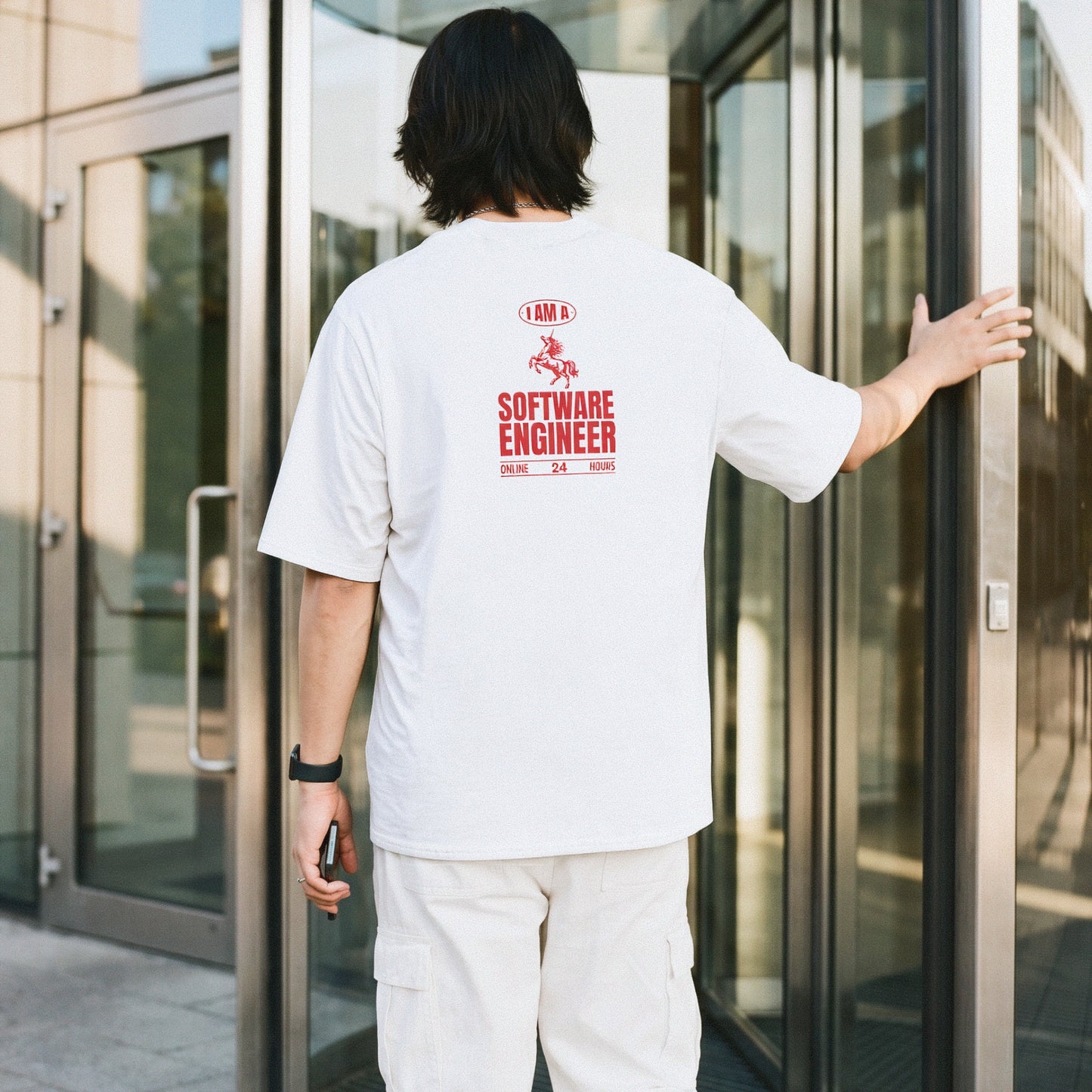 Software Engineer Tee Type-B, Red